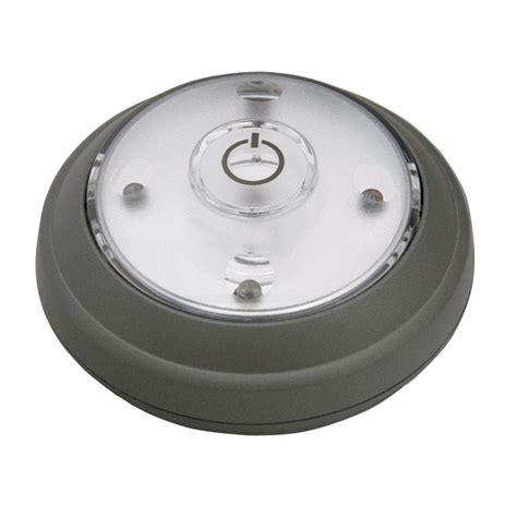 Rite Lite Led Grey Single Puck Light Lpl620 The Home Depot