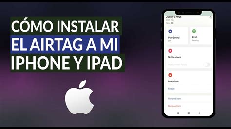 C Mo Instalar Y Configurar El Airtag A Mi Iphone Ipad Youtube