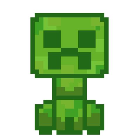 Creeper GIF I made! (I gave up on the explosion) : r/Minecraft