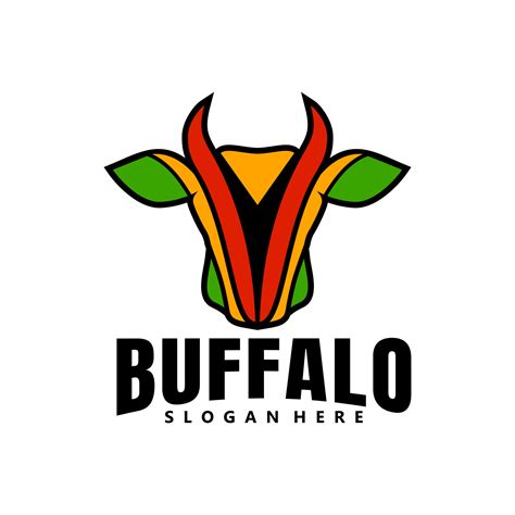 buffalo logo icon design vector  vector art  vecteezy