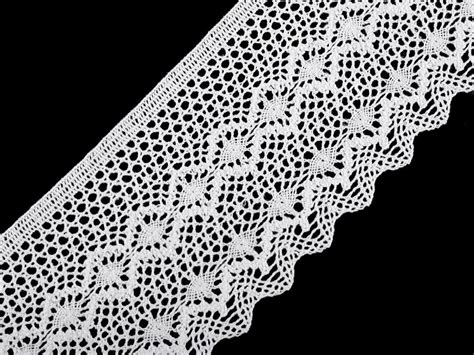 Cotton Bobbin Lace Trim Width 10 5 Cm STOKLASA Haberdashery And Fabrics