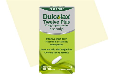 Dulcolax Twelve Plus Mg Suppositories Dulco