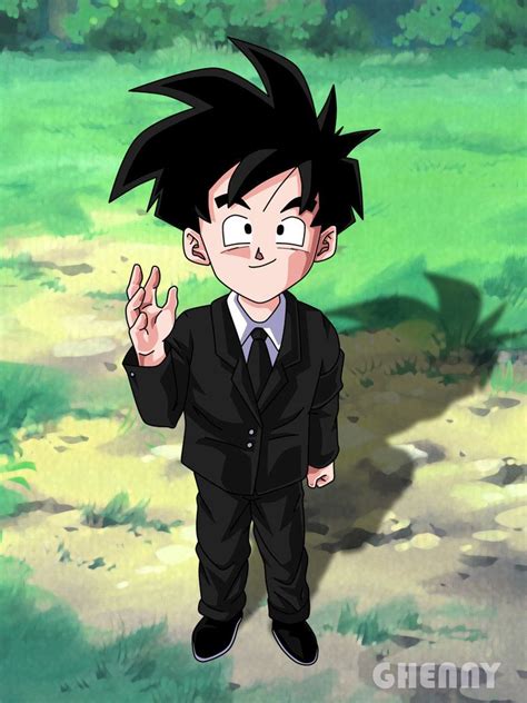 Dragon Ball Z Commission 26 Gohan Waves Goodbye By Ghenny Anime Dragon Ball Super Dragon