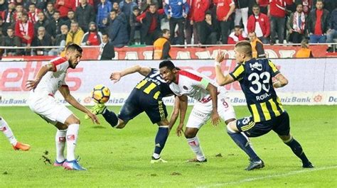 Antalyaspor Fenerbahçe maçında damga vuran pozisyon Süper Lig