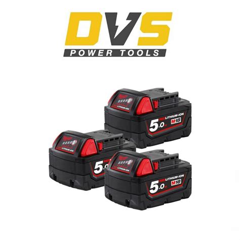 Milwaukee M18B5 M18 18v 5 0Ah Red Lithium Ion Battery For Sale Online