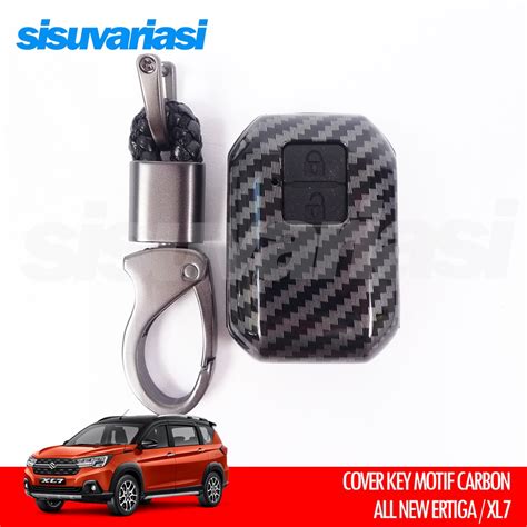 Jual Smart Key Cover Case Casing Sarung Kunci Remote Smartkey Carbon