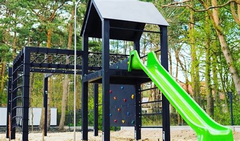 aranzacja placu zabaw dla dzieci  wlasnym ogrodzie dlaczego malpi