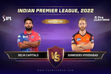 Ipl Match Dc Vs Srh Dream Prediction With Preview Playing