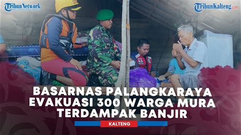 Banjir Di Kalteng Meluas Tim Basarnas Palangkaraya Evakuasi 300 Warga