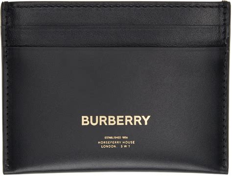 Burberry Black Sandon Card Holder Ssense