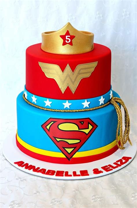 Wonder Woman Cake Superhero Birthday Cake Wonder Woman Birthday