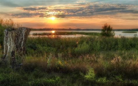 Wallpaper 1920x1200 Px Clouds Grass Hdr Islands Lakes