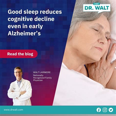 Good Sleep Reduces Cognitive Decline Even In Early Alzheimers Dr