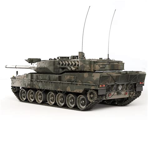 Tank Leopard 2a7 2006 3d Model For Vray