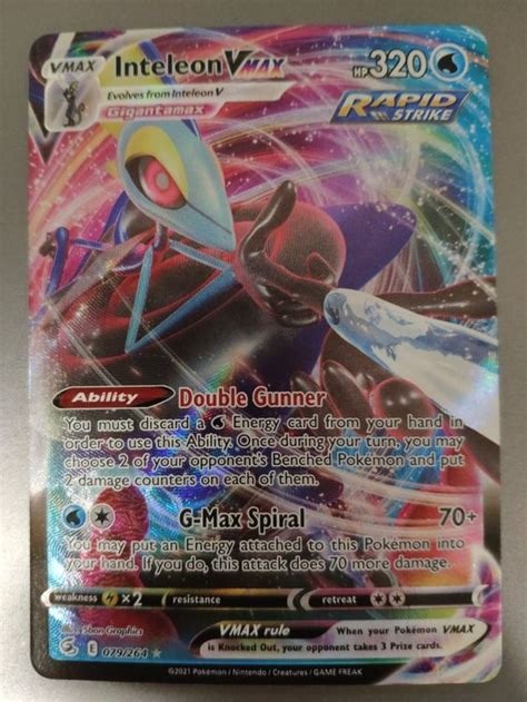 Pokemon Inteleon VMAX Holo Fusion Strikes Kaufen Auf Ricardo