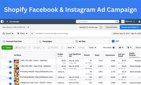 Setup Shopify Facebook Ad Campaign And Instagram Ads For You By Dmtoper