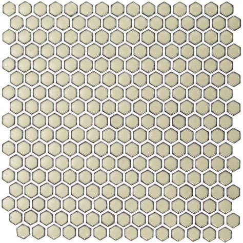 Ivy Hill Tile Bliss Edged Hexagon Custard 3 In X 0 24 In Polished