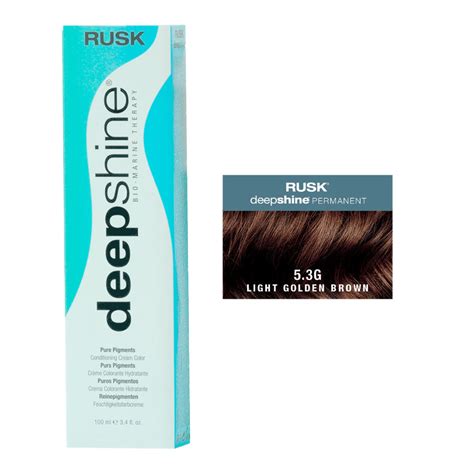 Golden Series Deepshine Permanent Conditioning Cream Color Rusk