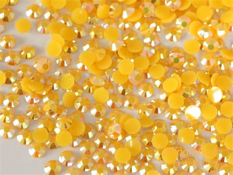 Wholesale Full Size Transparent Clear Ab Flatback Non Hotfix Crystals Nail Art Resin Non Hot Fix