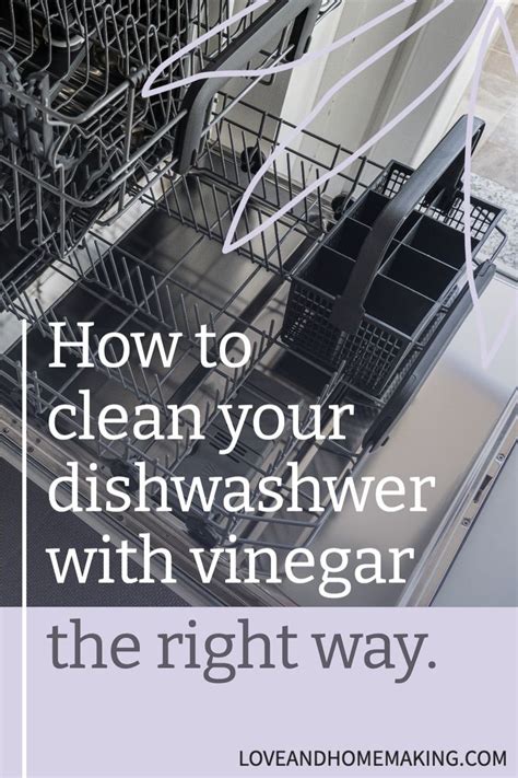 How To Clean Your Dishwasher With Vinegar The Right Way Cleaning