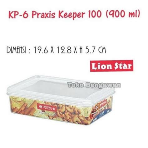 Jual LION STAR Kotak Makanan PRAXIS Keeper No 100 900 Ml PRAXIS