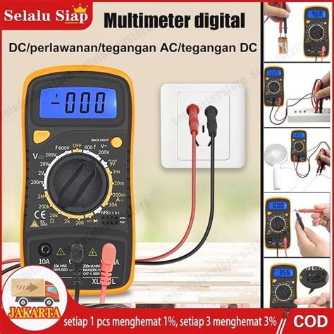 Jual Multimeter Digital AC DC Voltage Tester Multitester Digital