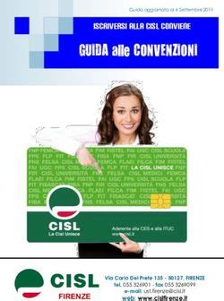 Guida Alle Convenzioni Iscriversi Alla Cisl Conviene Firenze Caf