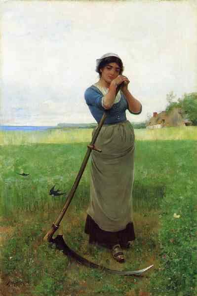 Scythe Connected Women With Scythes In Art