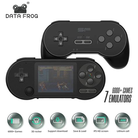 Data Frog Sf Inch Retro Handheld Game Console Built In