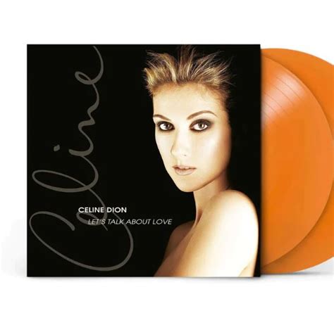 New Celine Dion Lets Talk About Love Orange 2lp Relove Oxley Vintage Vinyl And Collectibles