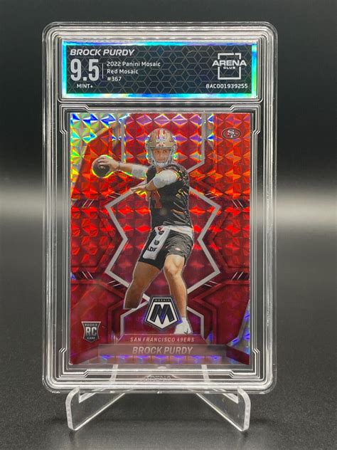 2022 Panini Mosaic Brock Purdy Red Mosaic Prizm RC EBay