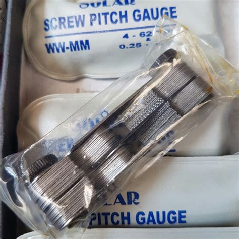 Jual Thread Pitch Gage Solar Mal Drat Screw Pitch Gauge Japan Shopee