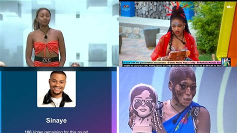 Big Brother Mzansi Leima Leads In Votes Sinaye Zee YouTube