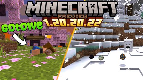 Minecraft PREVIEW 1 20 20 22 Przegląd Co Nowego CZOŁGANIE GOTOWE