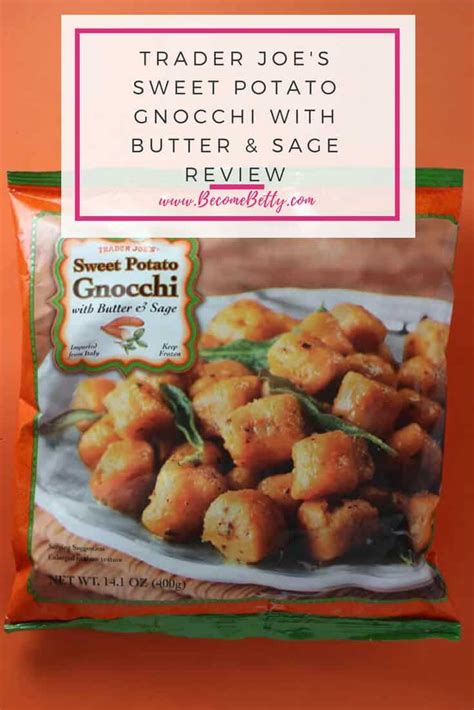 Trader Joe S Sweet Potato Gnocchi With Butter And Sage Sweet Potato Gnocchi