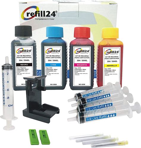 Refill Produktbild Kit De Recarga Compatible Para Cartuchos De Tinta