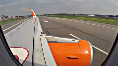 Easyjet Airbus A320 Startup Takeoff From Gatwick GoPro Wing View