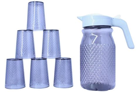 Pet Round Plastic Jug Set For Home Size Ltr At Rs Piece In