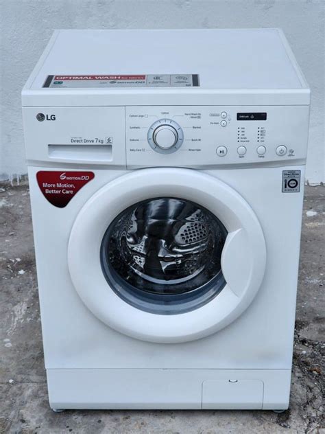 LG inverter direct drive front load washing machine 7 kg, TV & Home ...