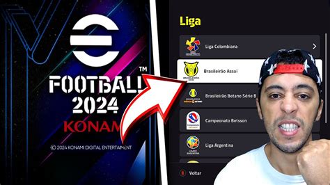 EFOOTBALL 2025 COMO JOGAR TODOS TIMES BRASILEIROS SÉRIE A B