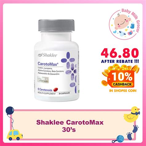 Shaklee Carotomax 30s Ready Stock Shopee Malaysia