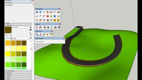 Create Curved Road On Terrain SketchUp YouTube