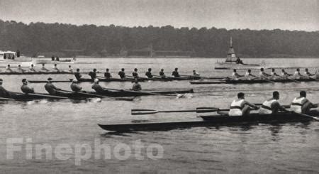 1936 Vintage Germany OLYMPICS, U.S.A. Sculling Rowing Race 11X14 Photo ...