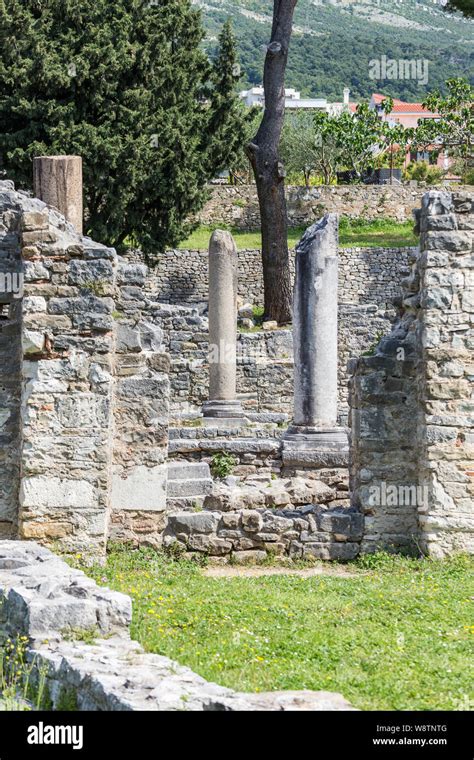 08 May 2019 Split Croatia Roman Ruins Of Salona At Solin Ancient