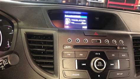 Honda Cr V Radio C Digo Como Desbloquear Tu Radio Youtube