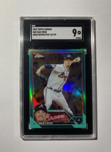 2023 Topps Chrome Max Fried Aqua Refractor 74 199 MINT 9 EBay