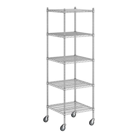 Regency Spec Line 24 Wide NSF Stainless Steel Wire 5 Shelf Kit With 74