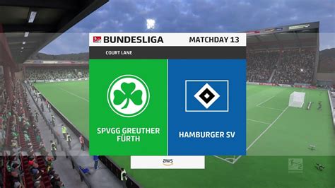 FIFA 23 SPVGG Greuther Fürth vs Hamburger SV Bundesliga 09 11 22