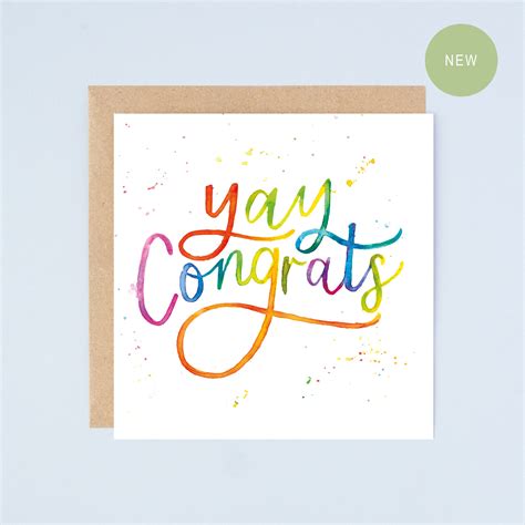 Yay Congrats Felicity Designs