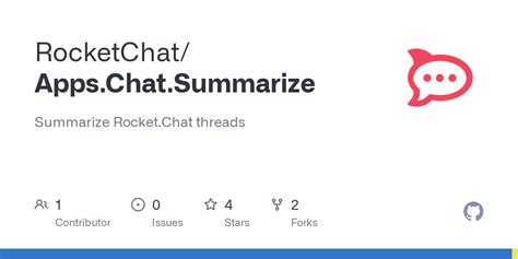 GitHub - RocketChat/Apps.Chat.Summarize: Summarize Rocket.Chat threads